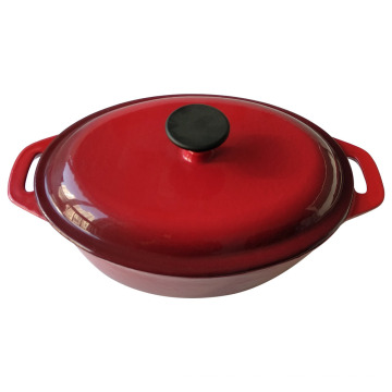 Enamel Dutch Oven Cast Iron Oval Casserole